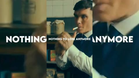 NOTHING TO LOSE ANYMORE 😈🔥 ~ THOMAS SHELBY || QUOTES #shorts #quotes #peakyblinders