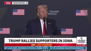 FULL SPEECH: President Donald J. Trump Delivers Remarks in Cedar Rapids, IA - 10/7/2023