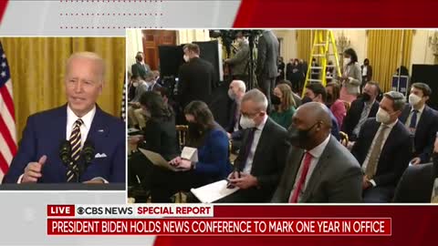 Biden Babbles on about a question about school closings and the mid terms