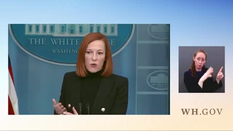 Jen Psaki Holds Press Briefing As US Imposes Sanctions Directly On Vladimir Putin