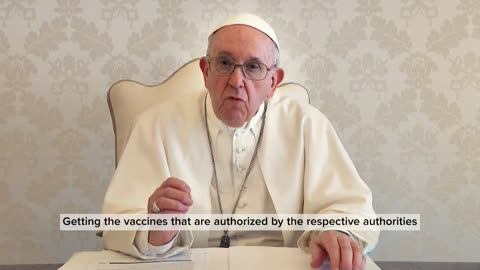 El papa insta a Latinoamérica a vacunarse como un "acto de amor"
