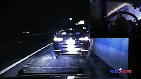 Drunk Driver Crashes Into Police Car - Dashcam And Bodycam Video