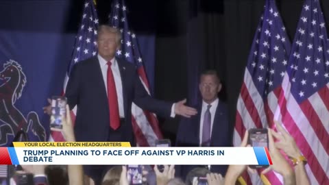 Trump Planning Debate Face-Off vs. VP Harris