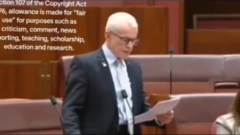 Senator Malcolm Roberts – Pfizer Faked Studies – Vaccines were an Assault Operation by the Military