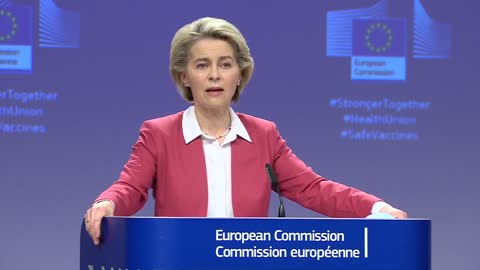 President of European commission announces looking at mandatory jab for EU countries
