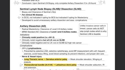 MRCS USMLE Board review Study with me using Goodnotes app Breast surgery 3