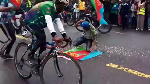 Eritrean cyclist