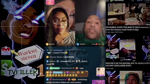 TRINA B UNBANNED lines LADY BEE 🐝 POPPING HIS SHIT
