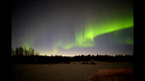 Northern Lights (Aurora Borealis) Chasing Tour in Fairbanks, Alaska on April 18, 2022