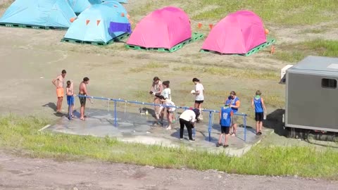 World Scout Jamboree participants unfazed by heat