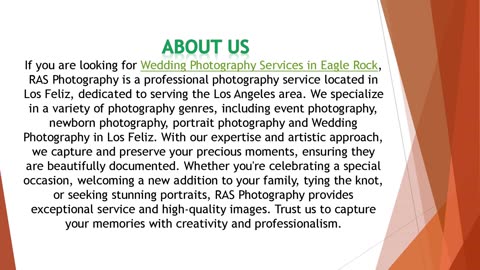 If you are looking for Wedding Photography Services in Eagle Rock