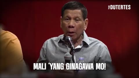 Mali ‘yang ginagawa mo! —Duterte kay Marcos Jr. #duterte