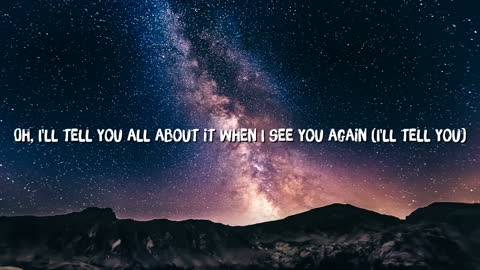 See You Again - Wiz Khalifa ft. Charlie Puth (Lyrics)