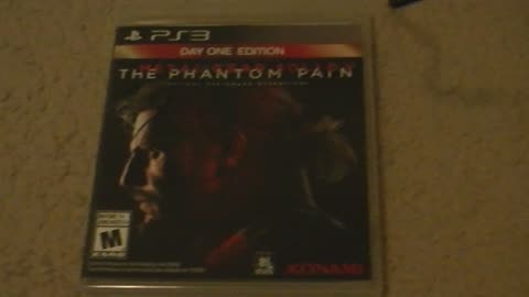 Metal Gear Solid 5 The Phantom Pain Unboxing (PS3)