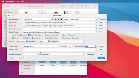 License any macOS App for Intel or M1