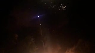Firework Truck Catches Fire