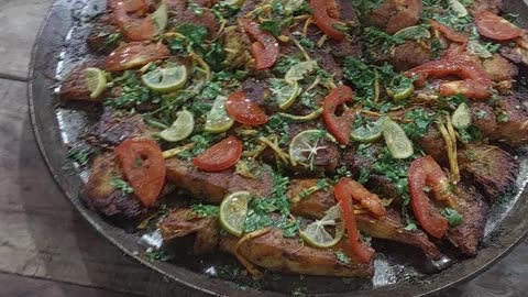 Tawa Fish Traditional Food Charsada KPK Pakistan