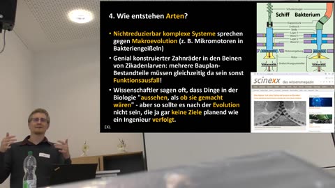 November 8, 2023...🇨🇭🇦🇹🇩🇪...Schöpfungsargumente gegen die Darwinsche Evolution Lehrer-Fortbildung NRW B. Scholl