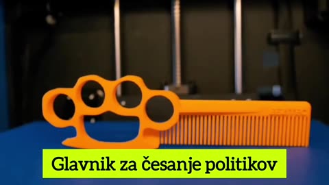 Z zastonj načrti na internetu! Glavnik posebej za česanje politikov... 😈😁