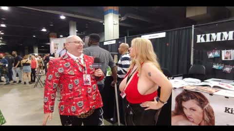 Kimmie Kaboom with Jiggy Jaguar Exxxotica Expo Chicago Il May 1 2022