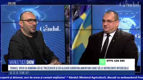 Marius Tucă Show - Cristian Terheș 'La nivelul UE există o castă. Câțiva șefi decid ce se votează'