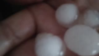 Hail the size of ping pong balls