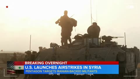 US launches airstrike in Syria #news #short #rumble news#syria news #viral news