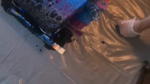 Incredible Swiping Paint Technique