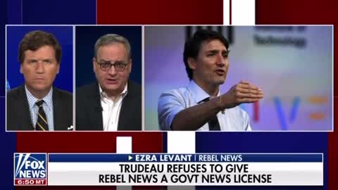 TUCKER: Justin Trudeau’s government has just outlawed independent journalism in Canada...