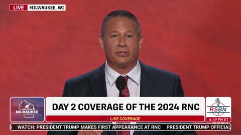 WATCH: James Crawford Speaks at 2024 RNC in Milwaukee, WI - 7/16/2024