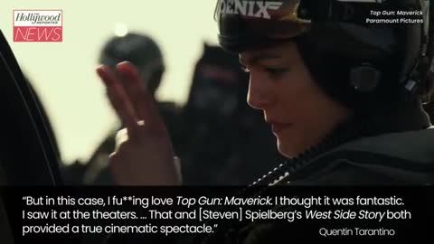 Quentin Tarantino Shares His Unfiltered Thoughts On 'Top Gun- Maverick' - THR News