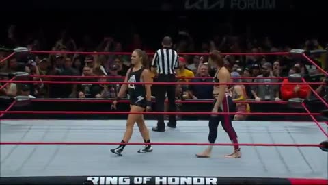 Ronda Rousey has arrived in Ring of Honor