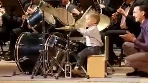 3-Year-Old Leads Orchestra & He's Awesome!