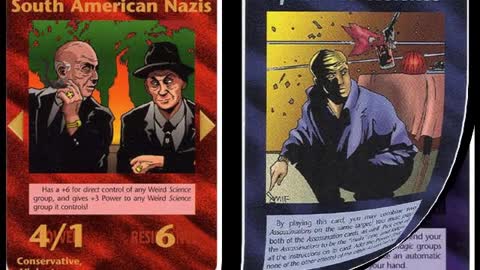 Illuminati Nazicomunist World Order Card Game-All Cards (M-Last Card) "Forse gli Illuminati sono dietro questo gioco.Devono esserlo:sono,per definizione,dietro tutto." sono solo dei pupazzi,schiavi,servi e zerbini dei loro padroni appunto