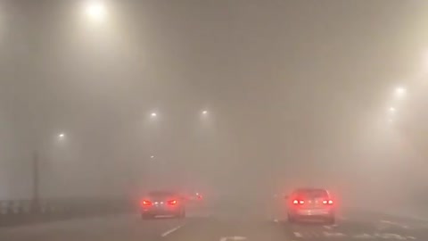 Foggy weather