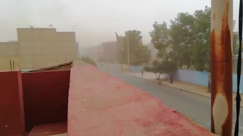 Terrible dust storms