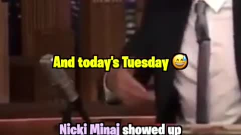 NickiMinaj showed up on the wrong Day 🙄