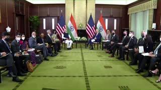 PM Modi's bilateral meeting with US Precident