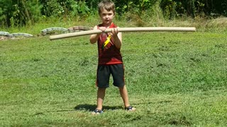 my Son and his stick skills