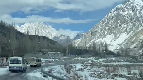 Pakistan cold snow