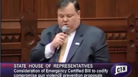 Sandy Hook: Rep John Freys Remarks on SB 1160 (Brother of Tricia Gogliettino Who Picked Up 5 Kids)