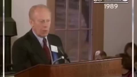 Gerald Ford in 1989 On How The United States Would Get Its First Female President