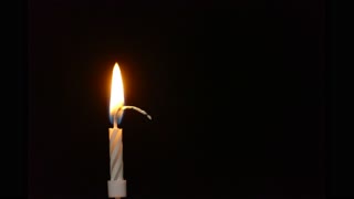 Mesmerizing Time Lapse Video Of Candle Burning.