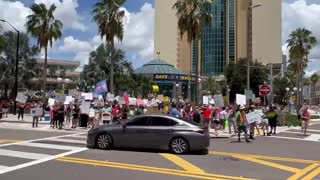 Woke activists protest Moms for Liberty summit in Tampa