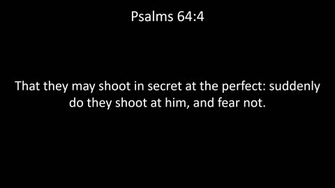 KJV Bible Psalms Chapter 64