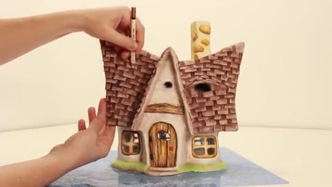 ❣DIY Little Fairy House Lamp Using Coke Plastic Bottles❣