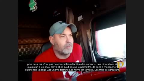 19 Janv.2022 - Freedom Canada Convoy - l'organisateur Chris Barber(sous-titre en français