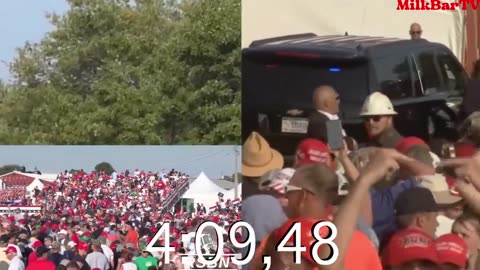 Original Rally Footage lined up with TMZ Tape of Crooks; Bongino Next Day Reaction