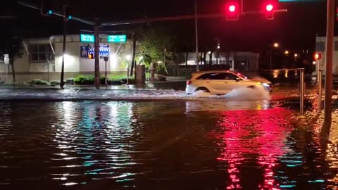 Major flooding currently in St. Petersburg FL