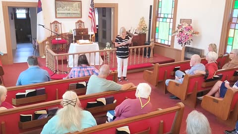 Vernon Chapel Sunday Service (Eph. Ch.1:3-14 Hello I Am) led by Brenda Lewis 7/21/2024